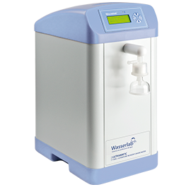 מערכת מים מדגם Ultramatic GR לייצור מים באיכות Type I, תוצרת Wasserlab, ספרד.